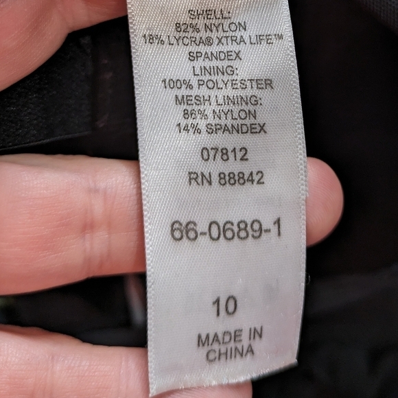 Swimsuits for All Aquabelle black green floral padded one piece swimsuit 10 - Picture 9 of 11